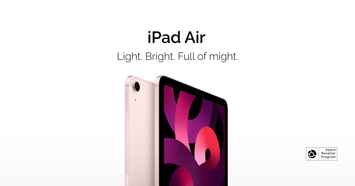 iPad Air M2 - Wi-Fi + Cellular, 128GB/512GB/1TB